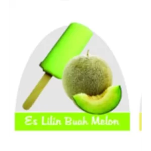 Makanan Tradisional Es Lilin Buah Melon